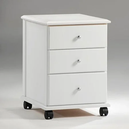 Clove 3-Drawer Rolling Unit